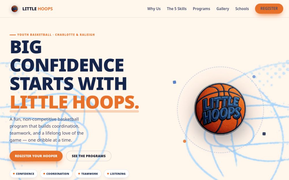 Little Hoops youth basketball